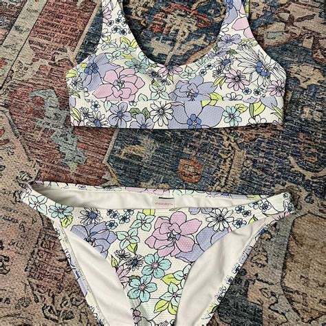 Target Bikini With Flower Print Like New Never Depop