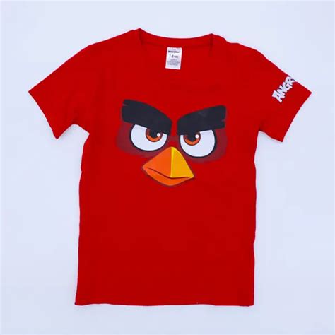 AB T-Shirt Red Angry Face قميص أنجري بيردز- وجه أحمر غاضب | Angry birds ...