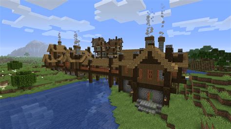 A couple of medieval-inspired buildings I built in creative. Any sugestions on the alleys or the ...