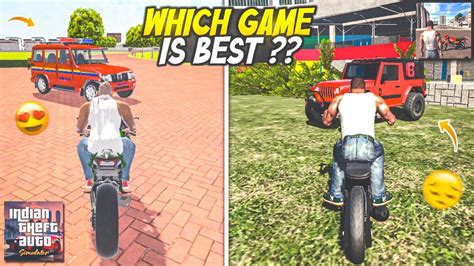 Indian Bike Driving D Vs Indian Theft Auto Simulator Youtube