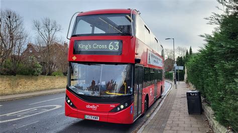 Journey On The London Bus Route 63 YouTube