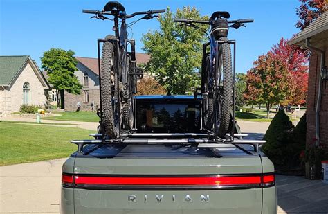 1UP USA Equip D Trays Mounted On R1T Bed Crossbars Rivian Forum R1T