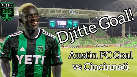 Austin Fc Moussa Djitte Goal 5 Vs Fc Cincinnati Mls 2022 Youtube