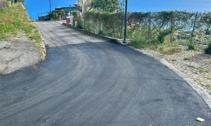 Recco Al Via I Lavori Di Asfaltatura In Via Ageno E In Via Dell Alloro