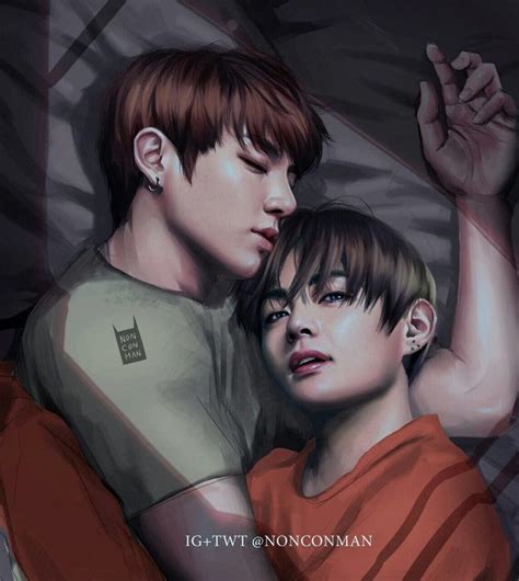 O Filho Do Pastor Jjk Kth Vkook Fanart Bts Art Taehyung