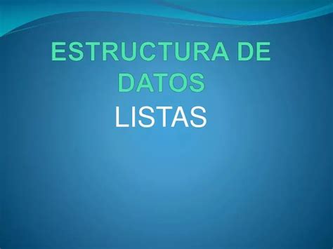 Ppt Estructura De Datos Powerpoint Presentation Free Download Id 2960805