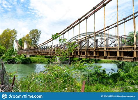 Italy Lazio Minturno Bourbon Bridge Stock Photo Image Of Luigi