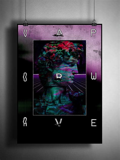 Vaporwave Poster Series N01 On Behance