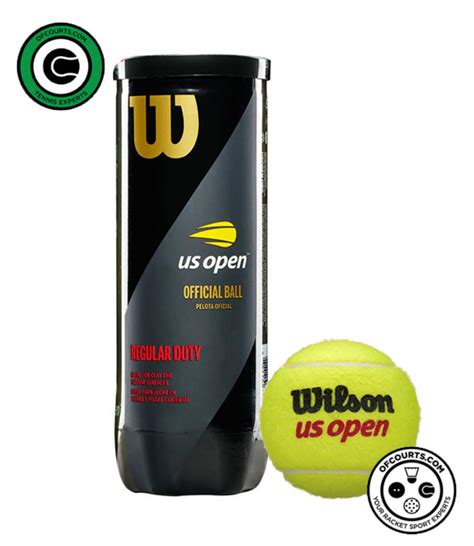 Wilson US Open Regular Duty Tennis Balls - 3 Can - Of Courts