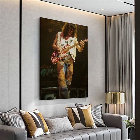 Eddie Van Halen Canvas Wall Art