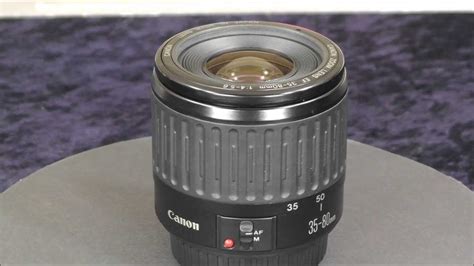 CANON ZOOM LENS EF 35-80 mm 4-5.6 - YouTube