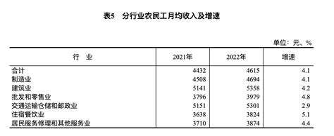 国家统计局：2022年农民工监测调查报告 互联网数据资讯网 199it 中文互联网数据研究资讯中心 199it