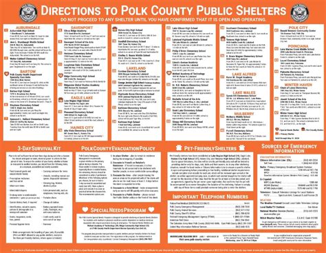 Emergency Shelter Information