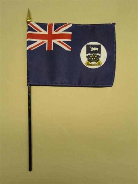 Falkland Islands Desk Flag, 4" X 6" - Flagpro