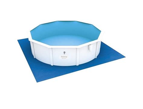 Tapis De Sol X Cm Pour Piscine Hors Sol Bestway Bestway Pas