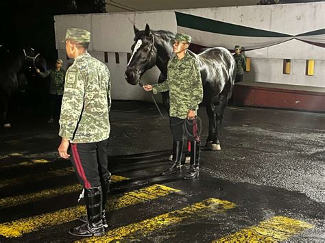 FOTOS Caballería del Ejército Mexicano para desfile en CDMX