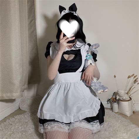 Sexy Lingerie Cosplay Japanese Maid Outfit Babydoll Dress Uniform Suit Costume Sexy Apron Cute