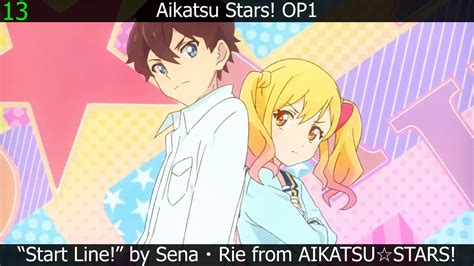 My Top 20 Aikatsu Stars Anime Songs YouTube