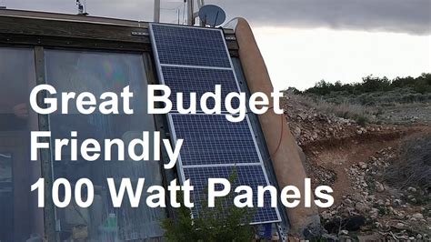 Good Budget Solar Panels Youtube