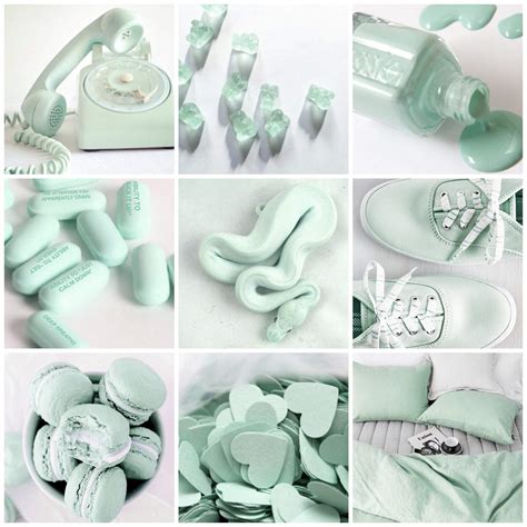 Mint Green Moodboard Aesthetics Amino