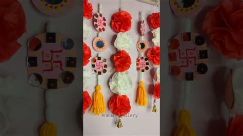 Last Minute Diy For Diwali Decoration Wall Decoration Diy Flower