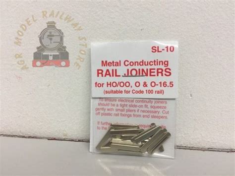 Peco Sl Nickel Silver Rail Joiners Oo Gauge Agr Model