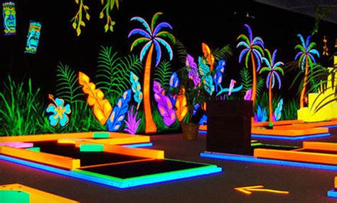 Glow In The Dark Mini Golf Glowgolf Groupon