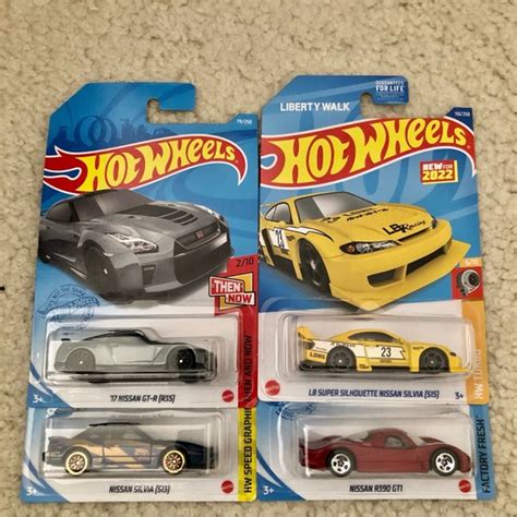 Mattel Toys Hot Wheels Nissan Set Poshmark