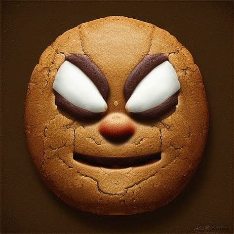 Evil Gingerbread Man Emoji : r/nightcafe