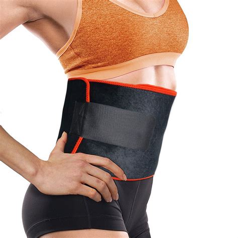 Free Size Hot Shaper Sweet Sweat Belt Waist Trimmer Belt Amazon In Sports Fitness Outdoors