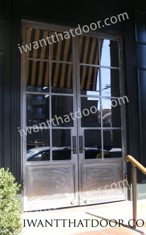 Rustic Restaurant Iron French Doors Universal Iron Doors