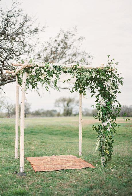 White Birch Chuppah With Smilax Yahoo Search Results Image Search