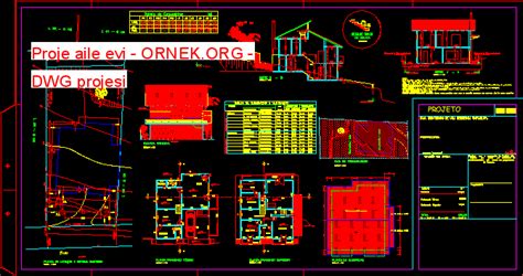 Proje Aile Evi Dwg Projesi Autocad Projeler Hot Sex Picture