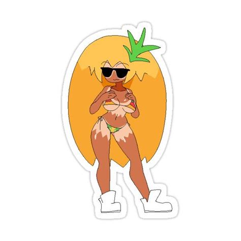 Pizza Tower Pineapple Topping Waifu Sticker For Sale By