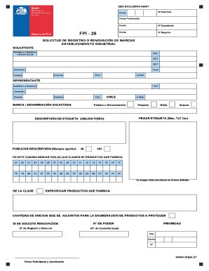 Fillable Online Ion Inapi Establecimiento Industrial Fax Email Print