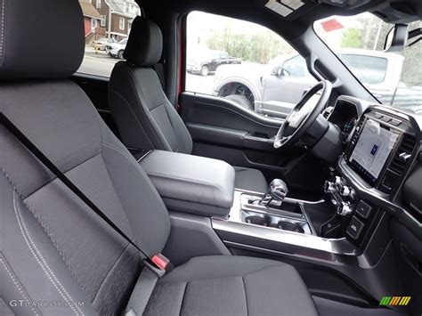 Black Interior 2023 Ford F150 XLT SuperCrew 4x4 Photo #146017293 ...