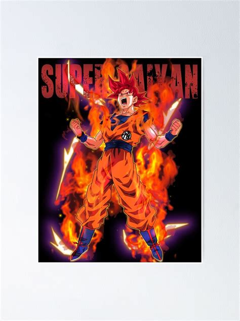 Dragon Ball Super Super Sayan Goku Fan Art By Genjitsu Art Poster For Sale By Genjitsu Art