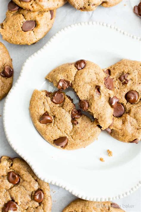 Gluten Free Almond Butter Chocolate Chip Cookies Vegan Gf Dairy Free