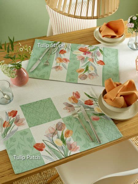 Tischl Ufer Oder Tischband Gobelin Tulip Patch Von Sander Table And