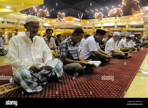 Muslims Read The Quran On The Night Of Shab E Barat Nisfu Syaban At