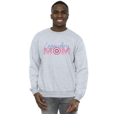 Marvel Mens Avengers Captain America Mum Sweatshirt