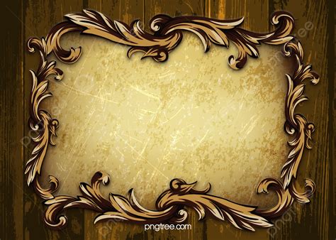 Wood Frame Background Wallpaper Frame Continental Background Image