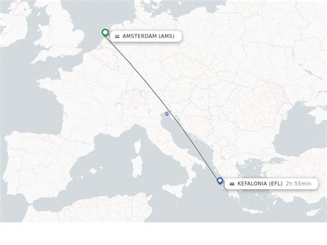 Direct Non Stop Flights From Amsterdam To Kefallinia Schedules