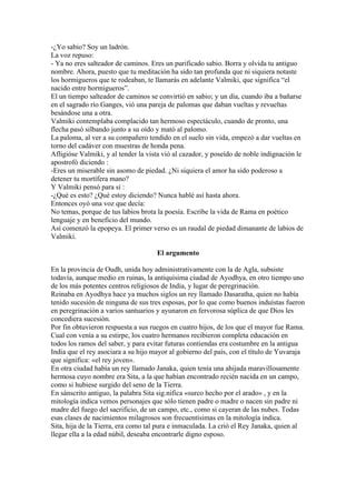 Resumen Del Ramayana Pdf