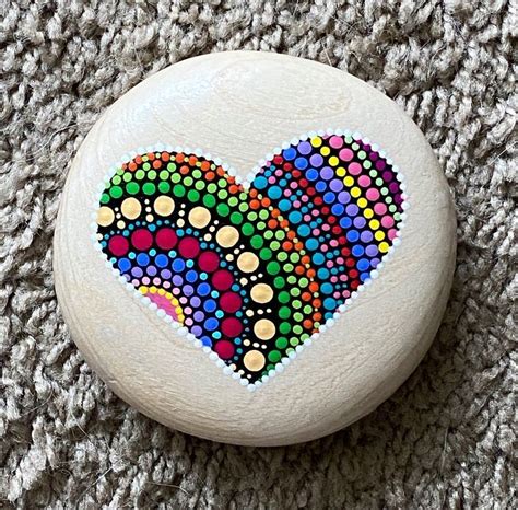 Tree Of Life Dot Art Painted Stone Painted Rock Fairy Garden Etsy Artofit