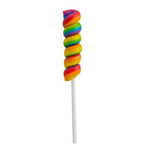 Rainbow Twisty Lollipops 20pc Tutti Frutti Flavor Rainbow Candy