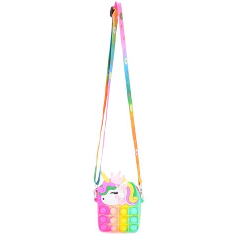 Bolsa Pop It Infantil Coloridos Varias Cores Bolsa Transversal Pop It