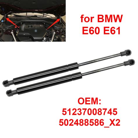 Front Engine Hood Bonnet Cover Gas Struts Lift Support Rod Shock Bar