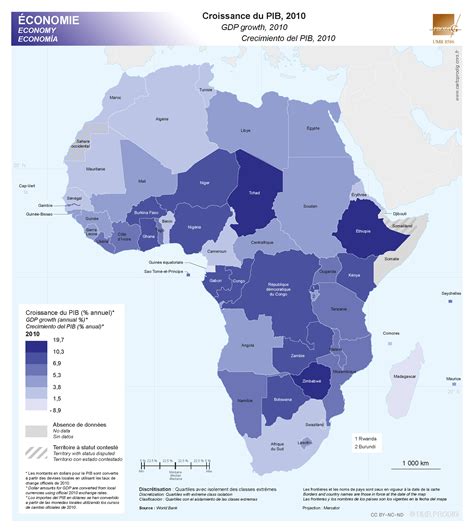 Croissance Du PIB Annuel 2010 Cartoprodig Des Cartes Pour