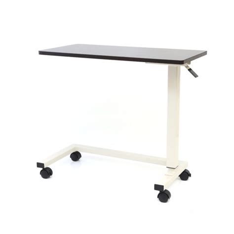 Adjustable XL Overbed Bedside Table With Wheels - AireMed